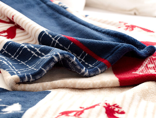 Albert Welsoft Polar Printed Single Blanket - Beige - 2