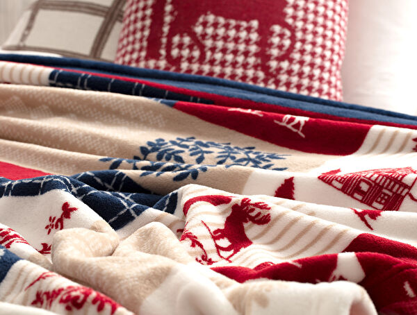 Albert Welsoft Polar Printed Single Blanket - Beige - 1