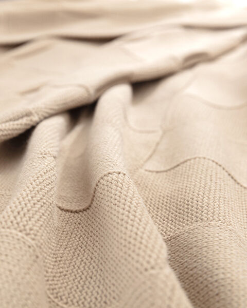 Perret Knitwear Enkele Deken - Beige - 3