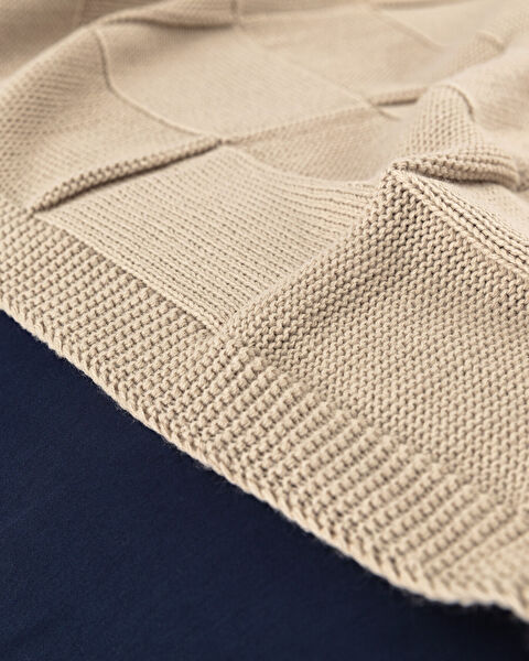 Perret Knitwear Enkele Deken - Beige - 2