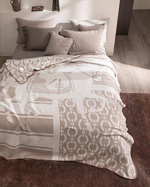 بطانية قطنية جاكارrouven - 1