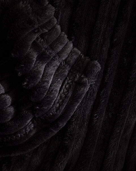 بطانية ويلو سوفت سادة  Corbeau - 4