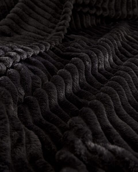 بطانية ويلو سوفت سادة  Corbeau - 6