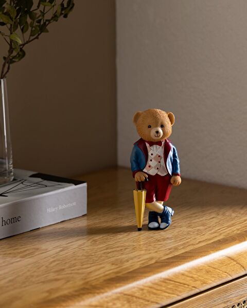 Colin Figurine - Navy Blue/Claret Red - 1