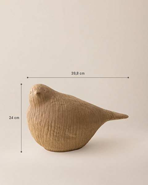 Colombe Figurine - Light Brown - 5