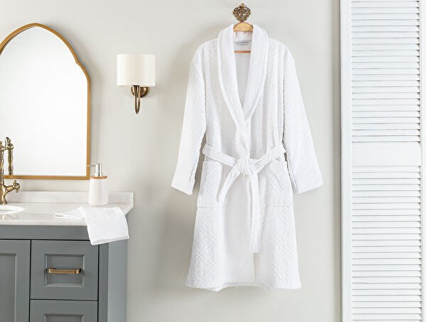 Chance Peignoir Col Châle Unisexe - 3