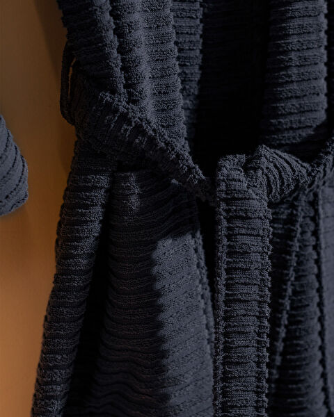 Carla Kimono Collar Unisex Bathrobe Set - 3