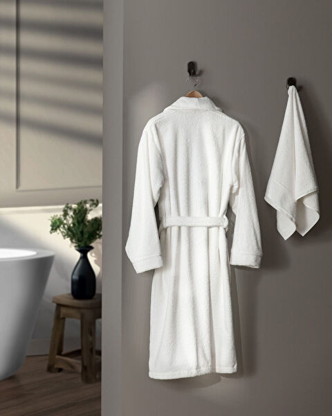Avril Shawl Collar Unisex Bathrobe Set - 1