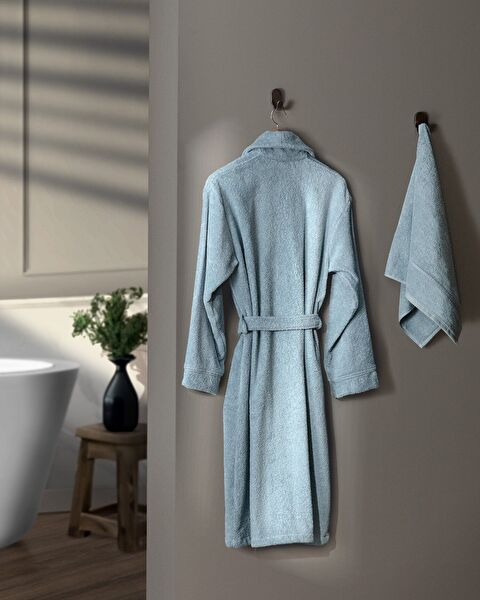 Avril Shawl Collar Unisex Bathrobe Set - 1