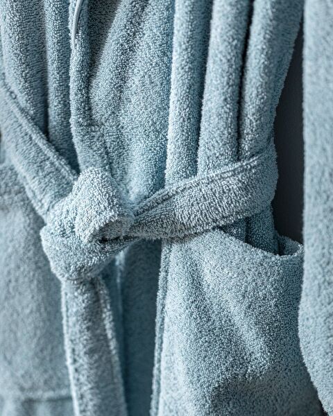 Avril Shawl Collar Unisex Bathrobe Set - 4