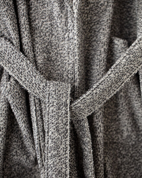 Brest Shawl Collar Unisex Bathrobe - 4