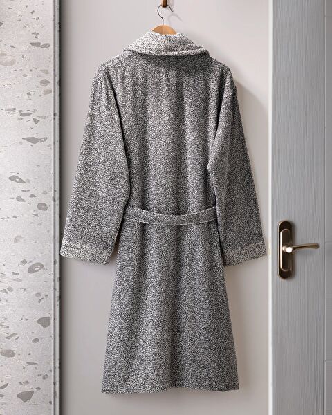 Brest Shawl Collar Unisex Bathrobe - 1