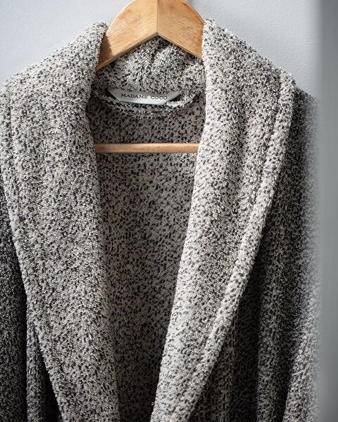 Brest Shawl Collar Unisex Bathrobe - 3