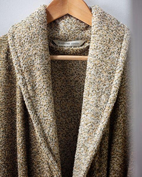 Brest Shawl Collar Unisex Bathrobe - 3