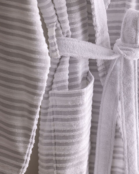 Pile Hamam Unisex Bathrobe - 4