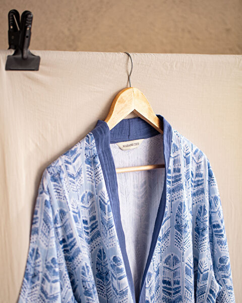 Emeline Muslin Bathrobe - 2