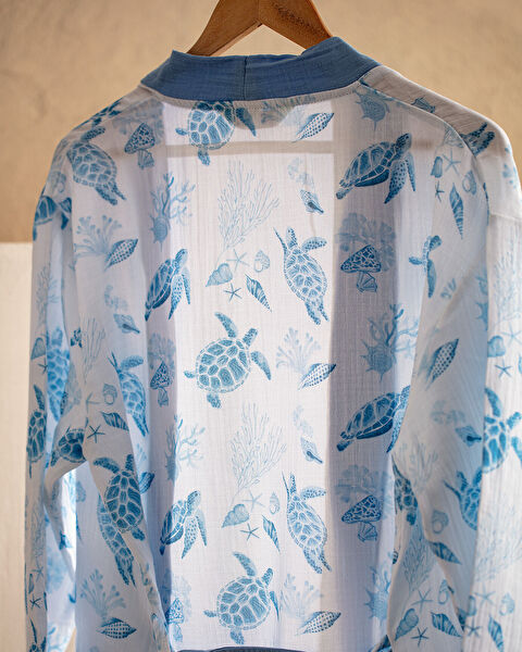 Victorine Mousseline Peignoir - 5