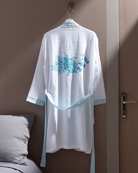 Liana Muslin Bathrobe - 1