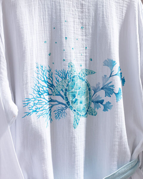 Liana Muslin Bathrobe - 4