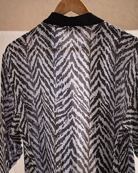 Adrianne Mousseline Peignoir - 5