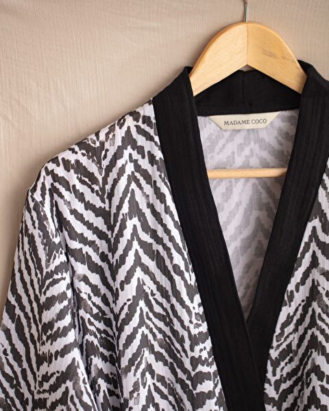 Adrianne Mousseline Peignoir - 3