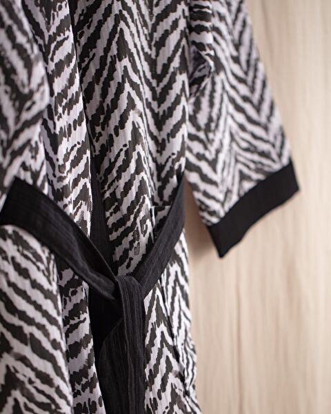 Adrianne Mousseline Peignoir - 4