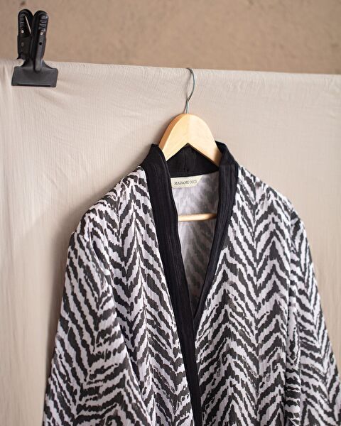 Adrianne Mousseline Peignoir - 2