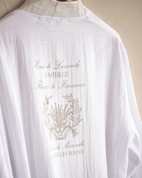 Cherina Muslin Bathrobe - 5