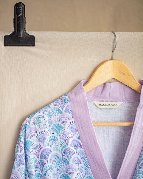 Coralie Mousseline Peignoir - 3