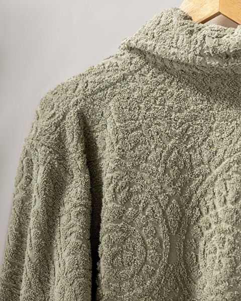 Bernay Peignoir Unisexe Col Châle Jacquard - 1