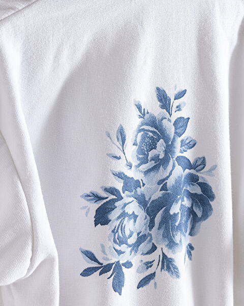 Aster Women's Printed Bathrobe - 4