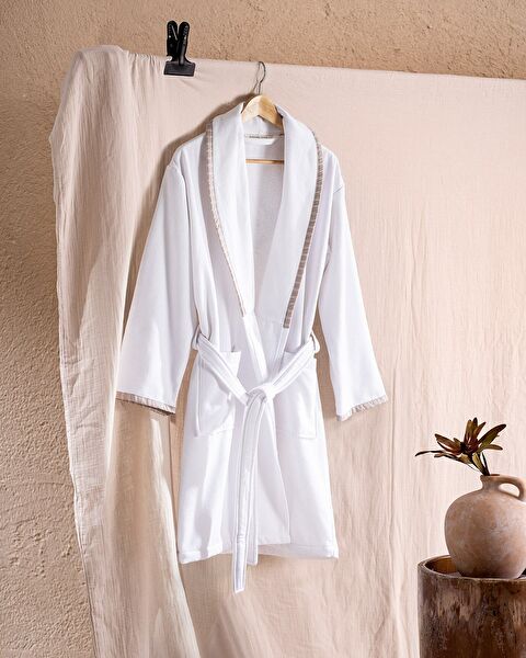 Maura Baskılı Kadın Bornoz - 0