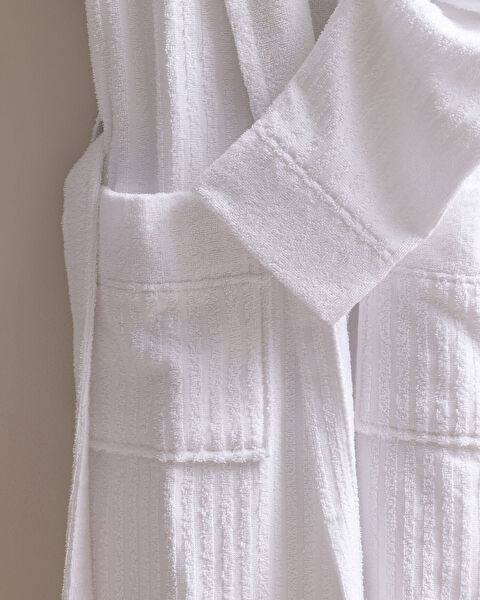 Delrin Shawl Collar Men's Bathrobe - 4