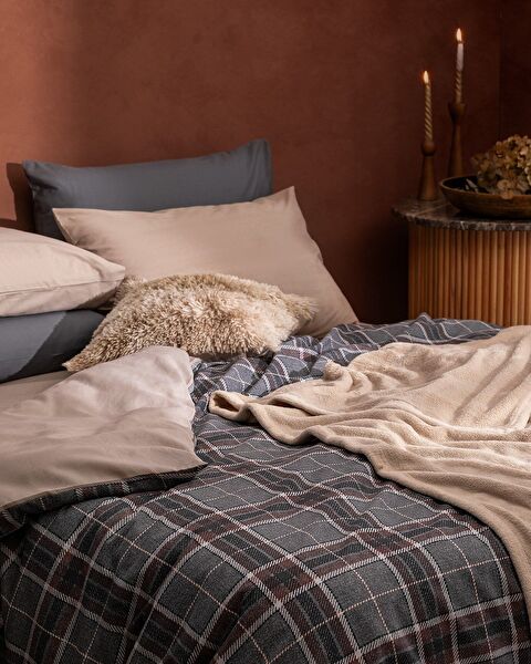 Genre Tweepersoonsdekendekbedovertrekset - Beige - 2