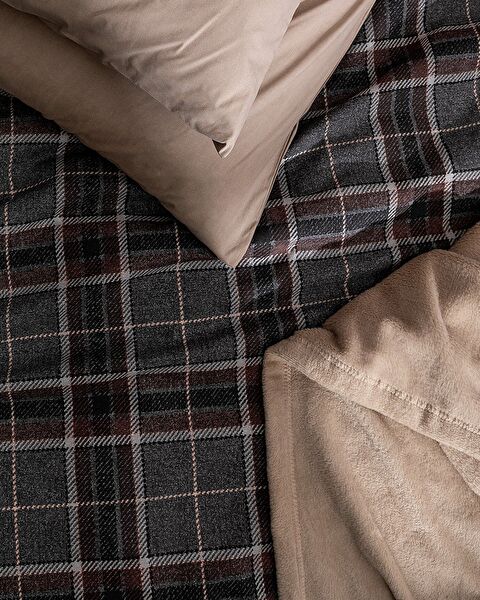 Genre Tweepersoonsdekendekbedovertrekset - Beige - 3