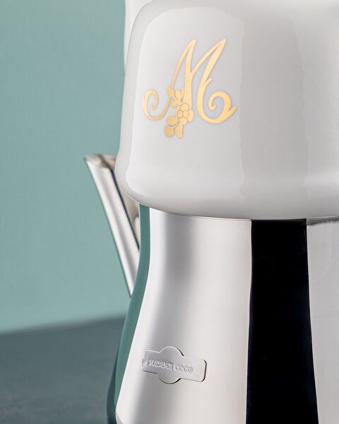 Ensemble Théière Montes - 1000 ml - 2500 ml - Blanc/Or - 1