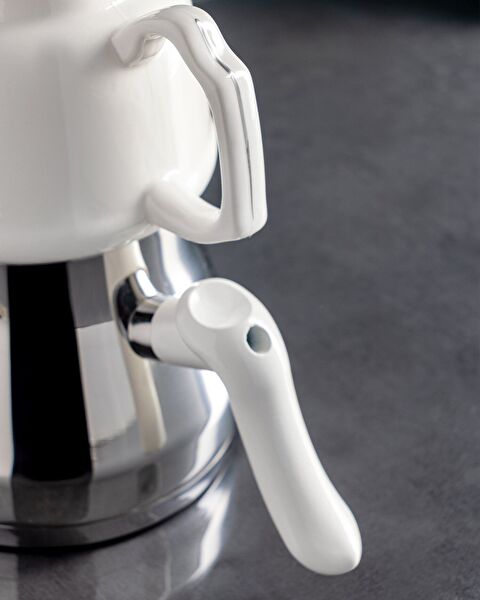 Ensemble de théières Montes - 1000 ml - 2500 ml - Blanc/Platine - 4