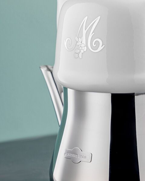 Ensemble de théières Montes - 1000 ml - 2500 ml - Blanc/Platine - 1