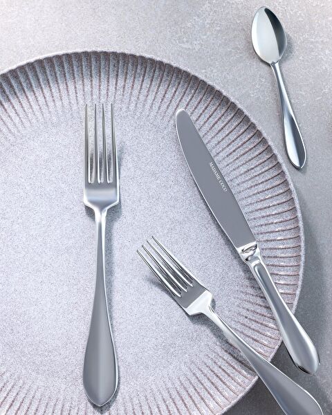 Elysia 42 Piece Fork Knife Spoon Set - Silver - 5