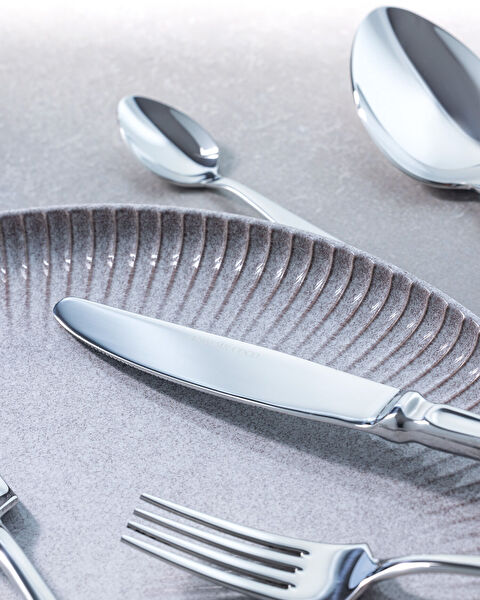 Elysia 84 Piece Fork Knife Spoon Set - Silver - 3