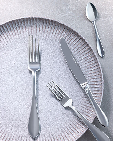 Elysia 84 Piece Fork Knife Spoon Set - Silver - 4