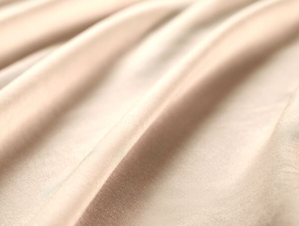 Ciel King Size Plus Elastic Satin Sheet - Beige - 4