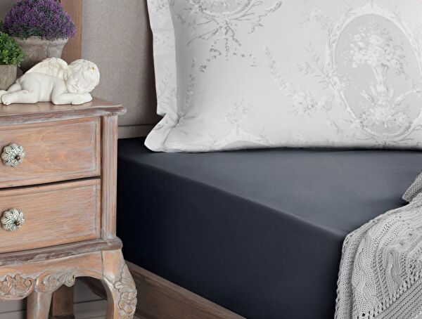 Manon Single Plus Elastic 100% Cotton Ranforce Bed Sheet - 0