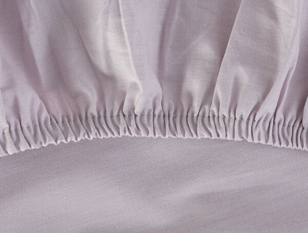 Drap de lit Ranforce élastique 100 % coton Manon Single Plus - A.Violet - 2