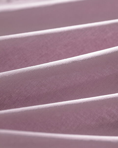 Manon Single Plus 100% Cotton Elastic Ranforce Bed Sheet - Dusty Rose - 3