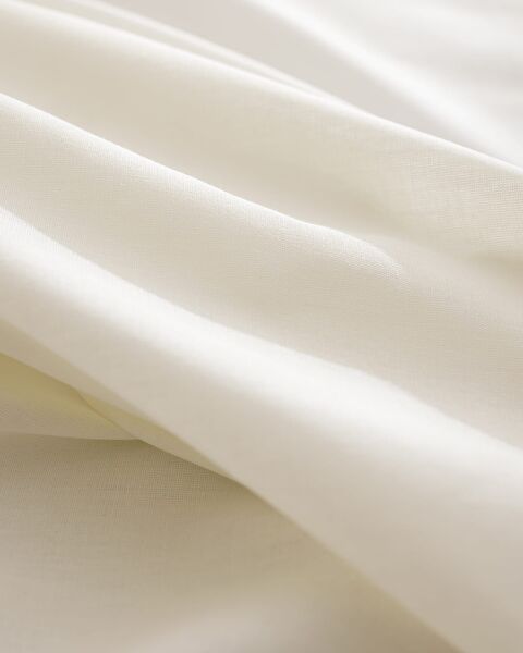 Manon King Size 100% Cotton Ranforce Fitted Sheet - Ecru - 4