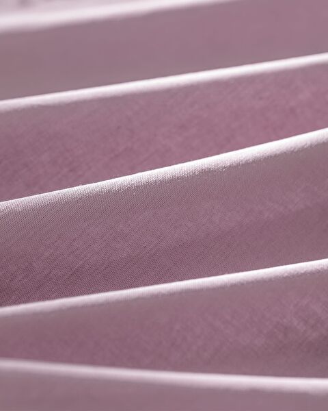 Drap-housse Ranforce 100 % coton King Size Manon - Rose poussiéreux - 3