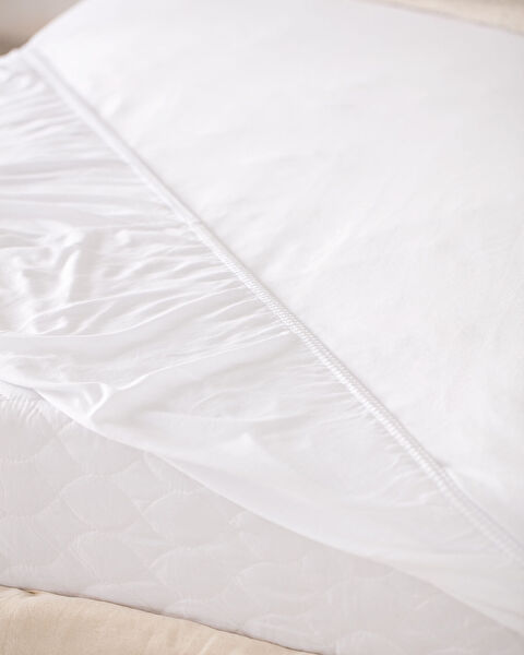 Belle Single Plus Elastisch Bamboelaken - Wit - 1