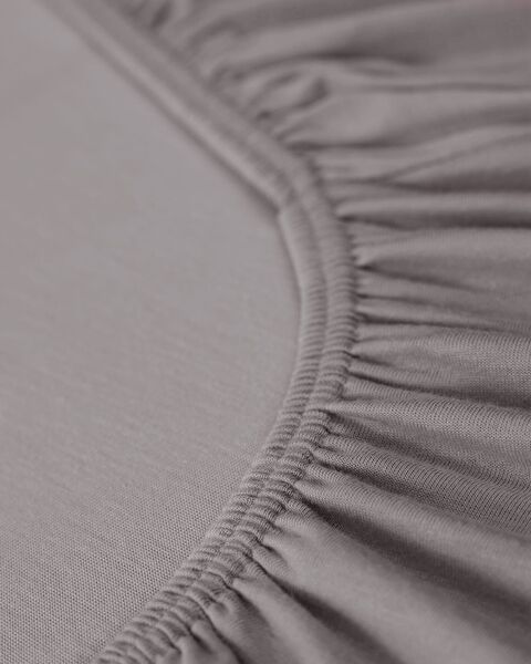 Belle Single Plus Elastisch Bamboe Laken - Steen - 6