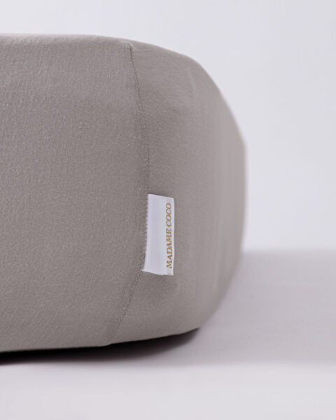 Belle Single Plus Elastisch Bamboe Laken - Steen - 4